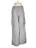 Bershka 100% Cotton Gray Cargo Pants Size 12 - photo 1