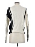 Design 365 100% Cashmere Color Block White Cashmere Pullover Sweater Size XS - photo 2