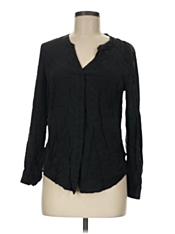 Assorted Brands Long Sleeve Silk Top (view 1)