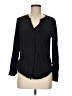 Assorted Brands 100% Silk Black Long Sleeve Silk Top Size M - photo 1