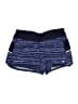 Athleta Stripes Blue Athletic Shorts Size L - photo 1