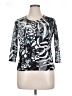 TanJay 100% Polyester Black 3/4 Sleeve Top Size XL (estimated) - photo 1