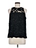 Trina Turk 100% Polyester Black Sleeveless Blouse Size M - photo 1