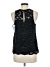 Trina Turk 100% Polyester Black Sleeveless Blouse Size M - photo 2