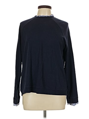 fleur bleue Long Sleeve Top (view 1)