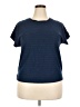 Ellen Tracy Blue Short Sleeve Top Size XXL - photo 1