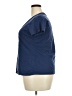 Instant Message Blue Short Sleeve Top Size 2X - photo 5