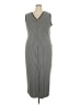 Avenue Houndstooth Gray Casual Dress Size 18 Plus - photo 2