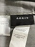 AKRIS 100% Silk Chevron-herringbone Gray Silk Pants Size 16 - photo 4