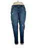 Lane Bryant Solid Blue Jeans Size 16 - photo 1