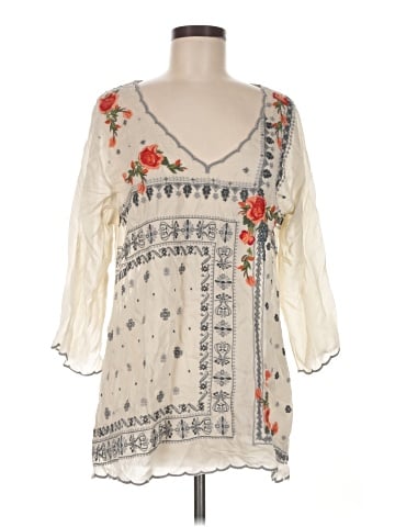 Johnny Was 3/4 Sleeve Blouse (view 1)