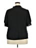 CeCe Black Short Sleeve Blouse Size 2X - photo 2