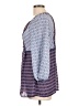 Kenar 100% Polyester Purple 3/4 Sleeve Blouse Size L - photo 5