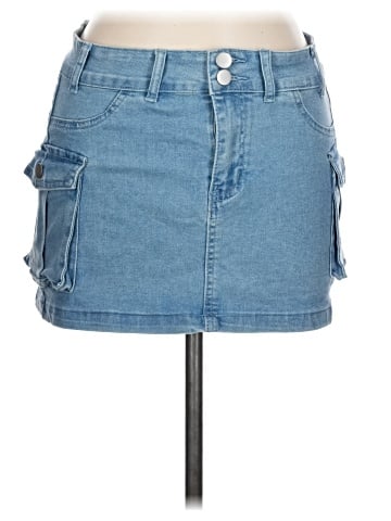 Shein Denim Skirt (view 1)