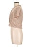 DAZY Tan Short Sleeve Blouse Size L - photo 5