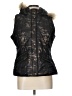 Baccini Black Faux Fur Vest Size L - photo 1