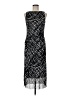 DKNY Graphic Black Cocktail Dress Size 8 - photo 1