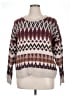 FRYE Chevron-herringbone Burgundy Pullover Sweater Size XL - photo 1