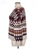 FRYE Chevron-herringbone Burgundy Pullover Sweater Size XL - photo 5