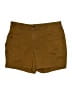 Lands' End Solid Brown Khaki Shorts Size 18w - photo 1