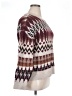 FRYE Chevron-herringbone Burgundy Pullover Sweater Size XL - photo 4