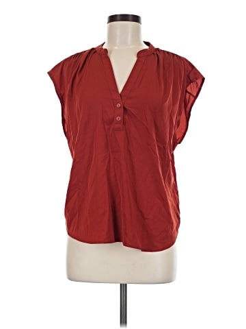 Banana Republic Factory Store Short Sleeve Blouse (view 1)