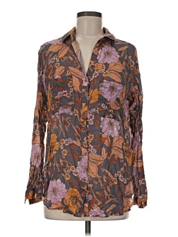 Pilcro Long Sleeve Blouse (view 1)