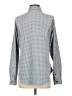 Columbia 100% Polyester Houndstooth Gray Long Sleeve Blouse Size S - photo 2