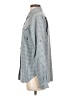 Columbia 100% Polyester Houndstooth Gray Long Sleeve Blouse Size S - photo 5
