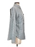 Columbia 100% Polyester Houndstooth Gray Long Sleeve Blouse Size S - photo 4