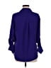 Express Blue 3/4 Sleeve Button-Down Shirt Size M - photo 2