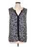 Caslon 100% Modal Blue Sleeveless Blouse Size L - photo 1