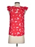 Everly Red Sleeveless Blouse Size S - photo 2