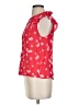 Everly Red Sleeveless Blouse Size S - photo 5