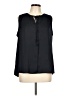 CAbi 100% Polyester Black Sleeveless Blouse Size L - photo 1