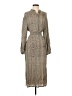 Reiss Animal Print Tan Casual Dress Size 4 - photo 1