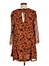 Kimchi Blue 100% Polyester Print Brown Casual Dress Size M - photo 2