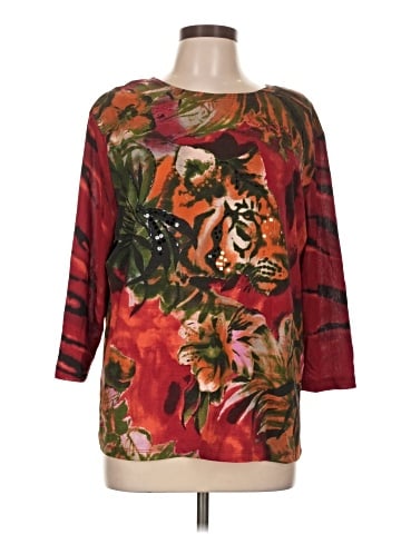 Nancy Bolen City Girl 3/4 Sleeve Blouse (view 1)