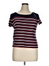Chaps 100% Cotton Red Short Sleeve Top Size XL - photo 1