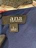 a.n.a. A New Approach 100% Polyester Blue Short Sleeve Blouse Size L - photo 7