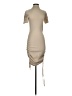 MICHAEL Michael Kors Solid Tan Cocktail Dress Size XS - photo 1