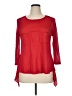 Alberto Makali Solid Red 3/4 Sleeve Top Size XL - photo 1