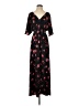 Express 100% Polyester Black Casual Dress Size XS - photo 1