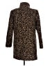Talbots Animal Print Brown Wool Coat Size 12 - photo 2