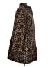 Talbots Animal Print Brown Wool Coat Size 12 - photo 4