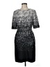 Tahari by ASL Silver Cocktail Dress Size 8 - photo 1