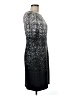 Tahari by ASL Silver Cocktail Dress Size 8 - photo 4