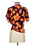 Allison Joy 100% Polyester Orange Short Sleeve Blouse Size S - photo 2