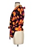 Allison Joy 100% Polyester Orange Short Sleeve Blouse Size S - photo 5