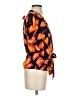 Allison Joy 100% Polyester Orange Short Sleeve Blouse Size S - photo 4